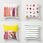 Bright and Abstract Cushions from Society6: 