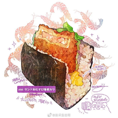 云养爬采集到手绘食物