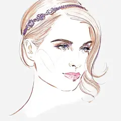 优雅欧美女孩高清素材 优雅 卡通 女生 手绘 插画 水彩 金发 元素 免抠png 设计图片 免费下载 页面网页 平面电商 创意素材