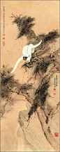 张大千精品画作