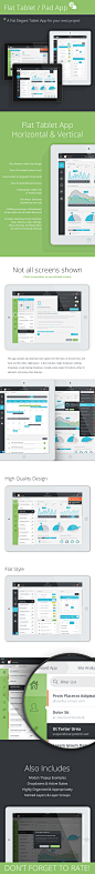 iPad iOS 7 - Tablet App & Mobile Dashboard on Behance