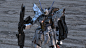 Gundam concept done in Substance painter and rendered with Lightwave, xavier enfruns : Texturing done with Substance painter and rendered in Lightwave 3D
