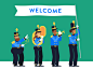 Welcome for dribbble