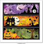 "Halloween banners" - Art Print from FreeArt.com