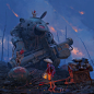 ROADSIDE OF WAR, Rostyslav Zagornov : Hey, guys, here I have new full process video tutorial of making this picture with basic comments. It requires the most basic knowledge of Zbrush, DazStudio, Blender, Marvelous Designer and Photoshop. That's the range