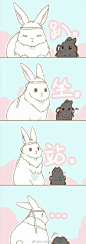 魔道祖师同人手绘忘羡兔子日常