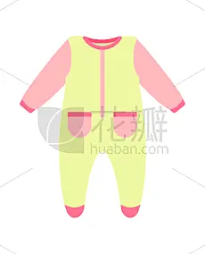 紧身衣裤,海报,矢量,绘画插图,连身衣,可爱的,毛衣,连身服,一个物体,二件式睡衣
