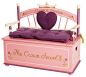 Princess Bench Seat With Storage transitional-kids-storage-benches-and-toy-boxes