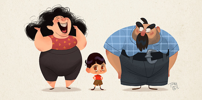 角色设定学习 on Behance
