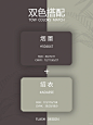 配色分享｜分享5组高级感双色配色