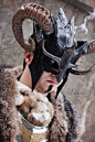 加拿大Feral工作室（Atelier Feral）制作的一些列酷炫的假面 角，魔王精灵各种即视感~ (source: <a class="text-meta meta-link" rel="nofollow" href="<a class="text-meta meta-link" rel="nofollow" href="http://t.cn/Rv2Nq5G"" tit
