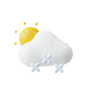 晴天和降雪3D