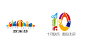 欢乐谷10周年纪念标志_特创易