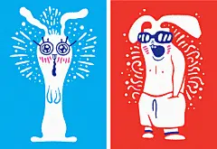 可爱的能量饮料包装