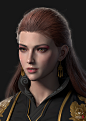 Real-time character, Jia Jin : Real time character rendered in marmoset toolbag