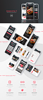 #美食APP模板#
美食外卖订餐购物车订单首页详情等app ui源文件xd设计模板