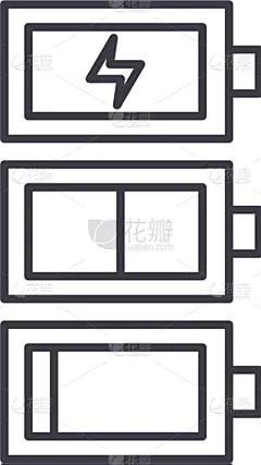 电池,概念,动物出击,线图标,转基因,汽车,环境,直的,技术,现代