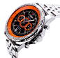 Breitling for Bentley Limited Edition Supersports Black  Orange Chronograph watch