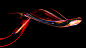 3D Render glass refraction houdini light beauty design
