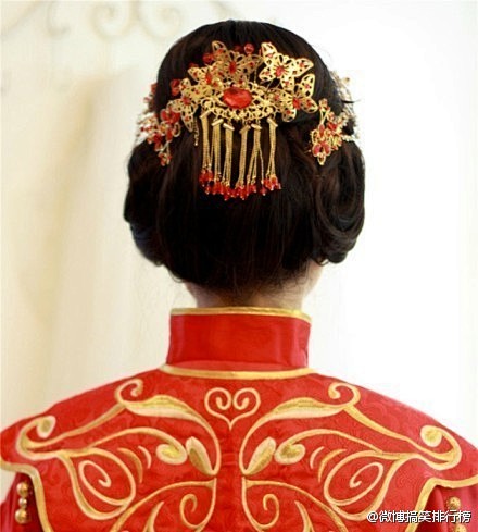 中式婚礼之新娘发型，