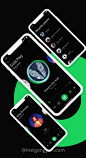 Spotify移动App重新概念设计 Redesign Concept 每日UI源文件分享 :  