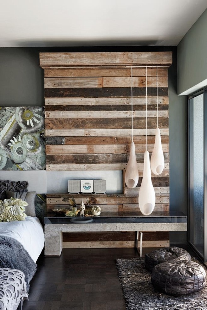 Reclaimed crate wood...