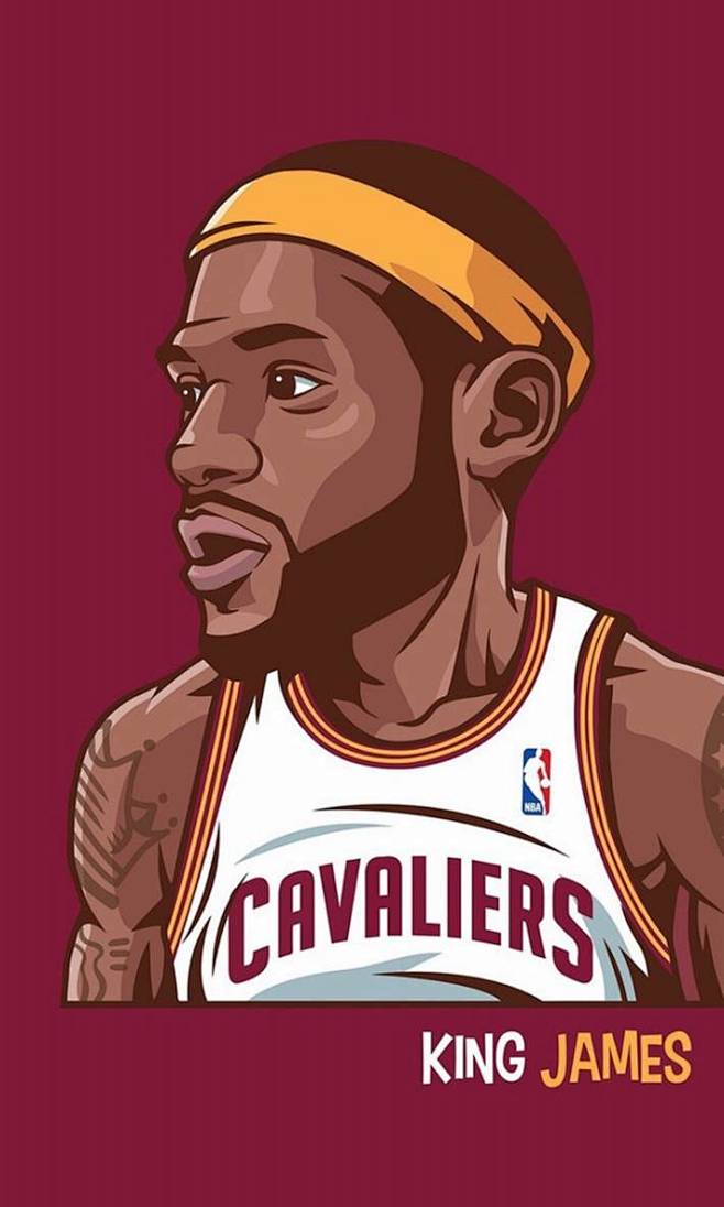 詹姆斯q版漫画手机壁纸