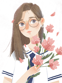山涧林里采集到素材 ※ 插画人物 及搭配元素