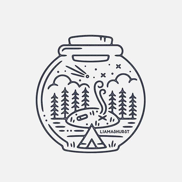 一组非常有创意的微观简笔画你也可以来试试哦