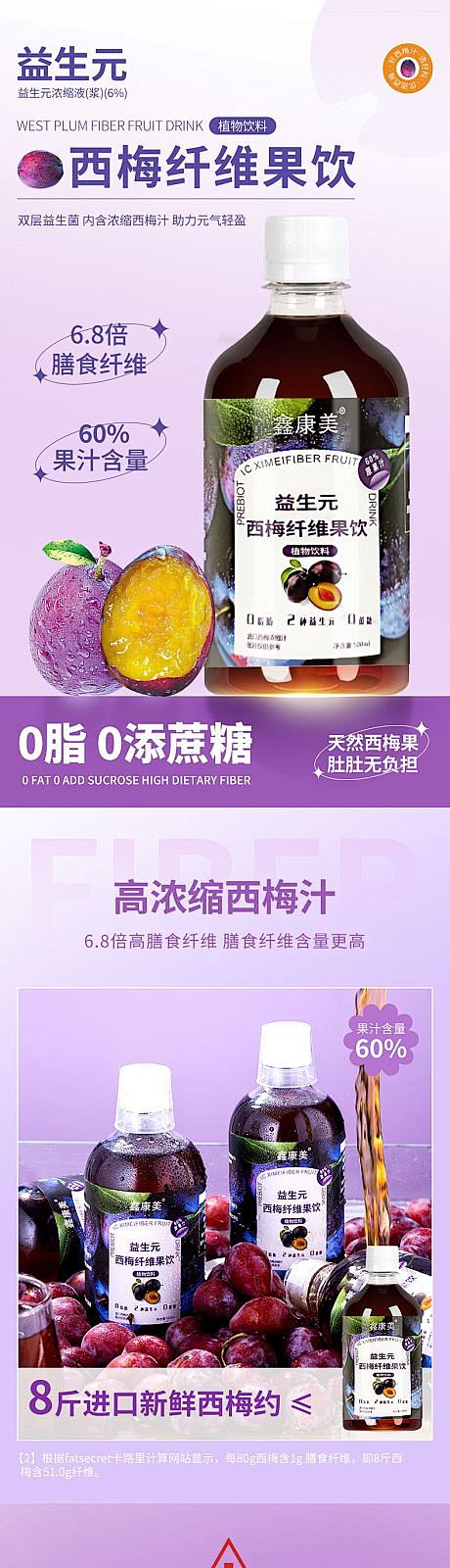 西梅汁详情页-源文件