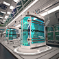 futuristic sci fi laboratory 3D