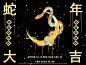 蛇年图案04