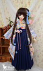 {完售展示}Viola BJD/SD3分通用大正式卒业和服-流樱--淘宝网