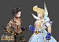 Knights Chronicle Title Illust, YON - : -