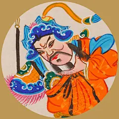 绵竹年画秦琼敬德门神祛病辟邪迎春吉祥传统民俗非遗出国手绘礼品-淘宝网