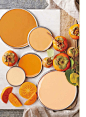 Pretty Persimmon Color Pallet.  Better Homes & Gardens Nov 2014 issue: 