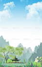 立夏唯美背景下载
