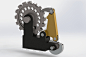 Cam-operated Ratchet Pawl - STL,STEP / IGES,SOLIDWORKS - 3D CAD model - GrabCAD