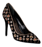 Alexander McQueen Velvet embroidery pump