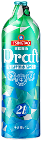 青岛啤酒水晶纯生大