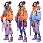midijourney--每日关键词-赛博朋克人设 - 小红书