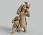 High poly sculpts for the Kinect: Disneyland Adventures game, Dariusz Drobnica : Some of high poly sculpts I created for the Kinect: Disneyland Adventures game (2011). I was responsible for creating high poly sculpts, low poly in-game models, baking maps 