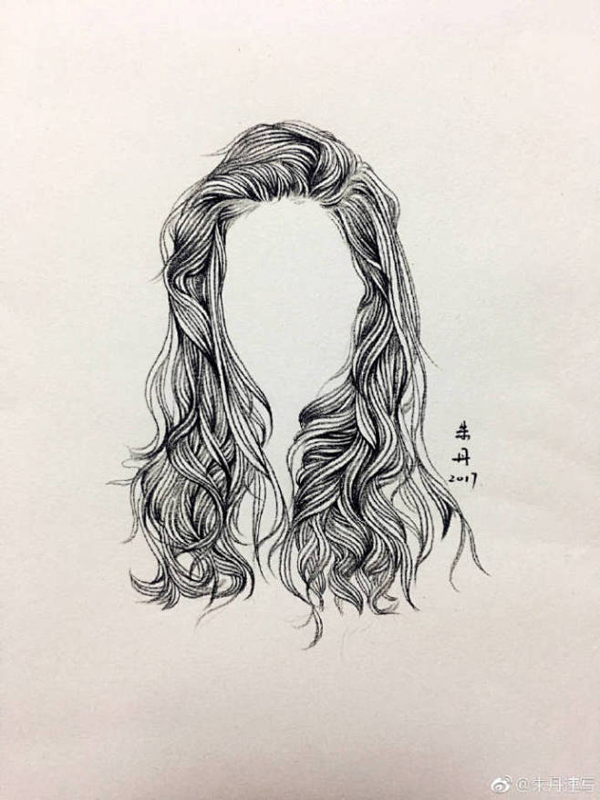 手绘八字刘海系列大神发型手绘参考67676767