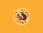 Squirrel #图标# #UI# #扁平化# #色彩# #清新# #松鼠#