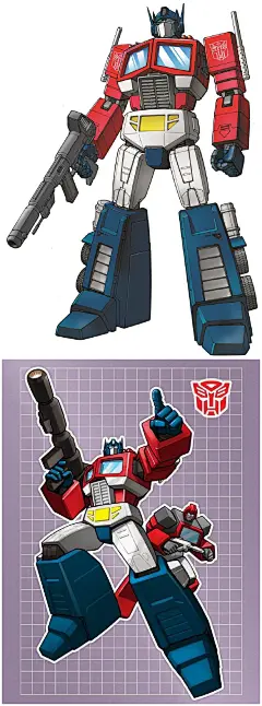 【#1984年 ：美版，变形金刚G1动画，擎天柱#】图鉴3。