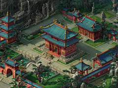 大白白的采集采集到古风俯视图