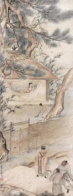 【画家卜孝怀人物作品欣赏】
卜孝怀，（1909—1970）又名卜宪中，河北安国人。曾任北京艺术专科学校、京华美术学院、华北艺术专科学校讲师，中国画学研究会助教，华北居士林佛教研究班教导主任，人民美术出版社创作室创作员，北京中国画院兼职画家。