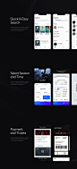 inTheaters. Interactive mobile app experience : The concept for a mobile application that was executed based on the general rules of UX and Client Expirience. The application is an aggregator of cinemas, which displays actual sessions and a database of in