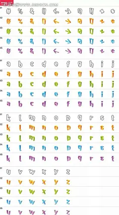 特殊符号字母立体图形AI|背景画|公共标志|公共图标|矢量素材|手绘画|手绘图标|手绘图形|水彩画|图标|图形|图形设计
