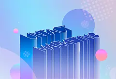 抽象渐变配色商业市场营销推广主题海报设计psd韩国素材